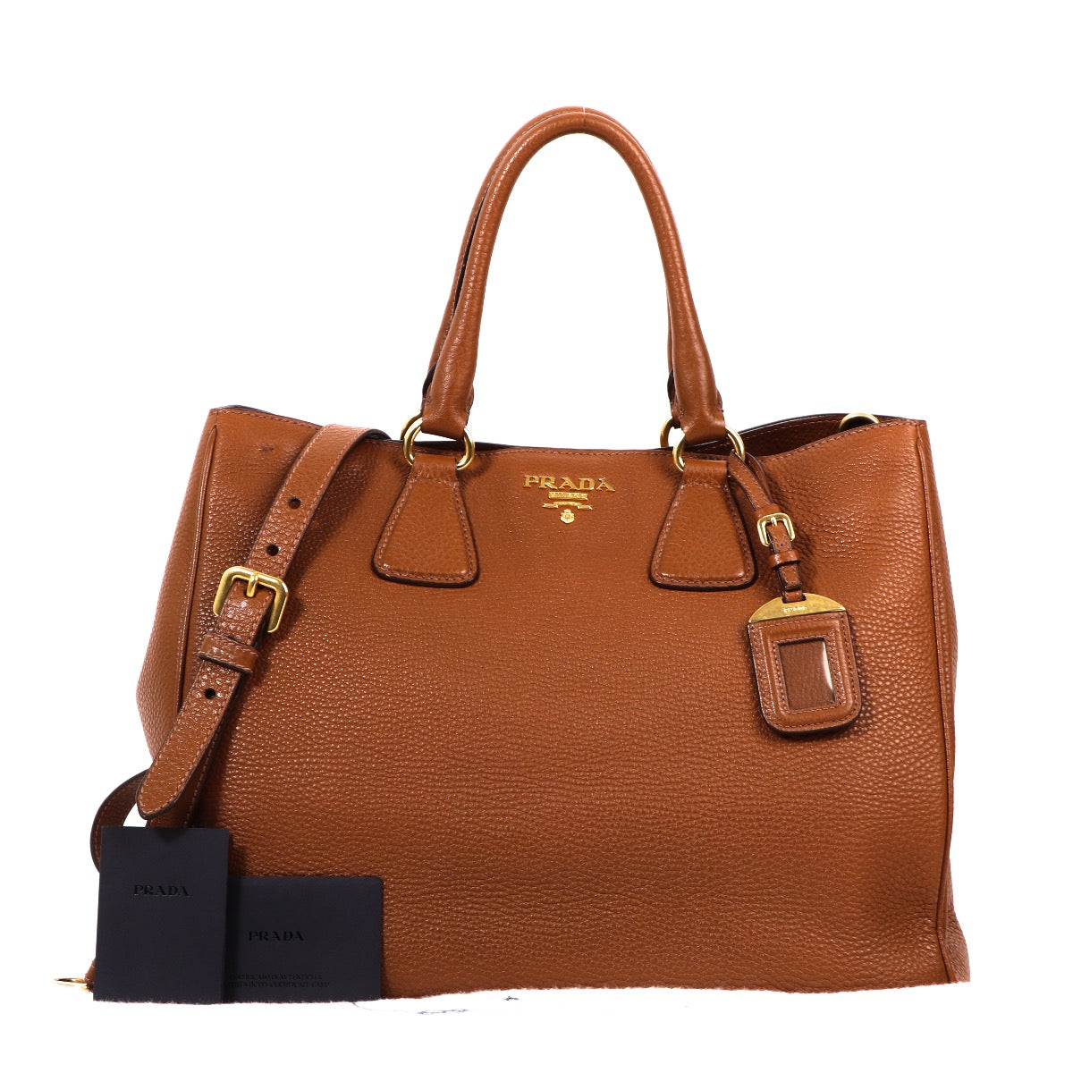 Buy an authentic second hand Prada Camel Leather Galleria Medium Top Handle bag in very good condition at Labellov Antwerp.