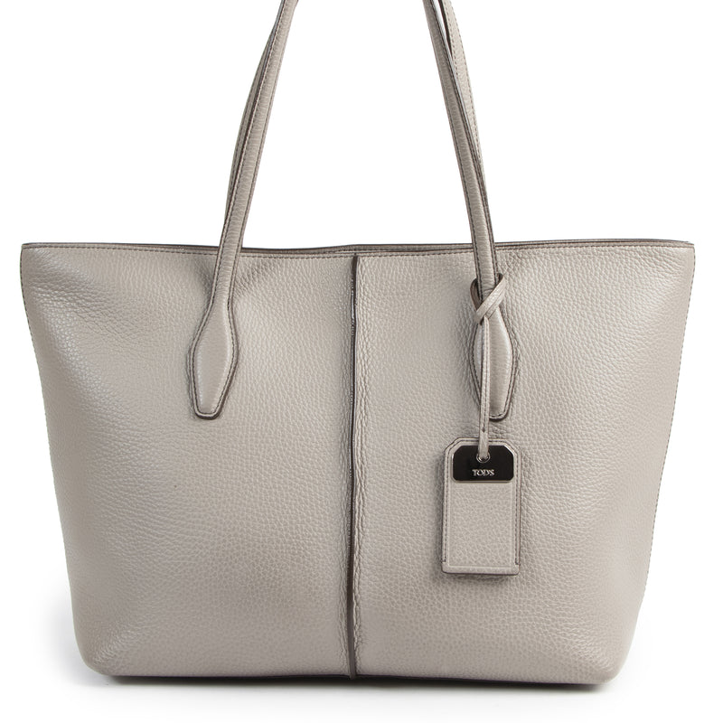 Tod's Grey Joy Shopper Tote