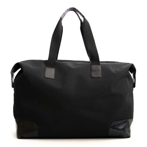Burberry Fragrances Black Large Tote Travel Bag.