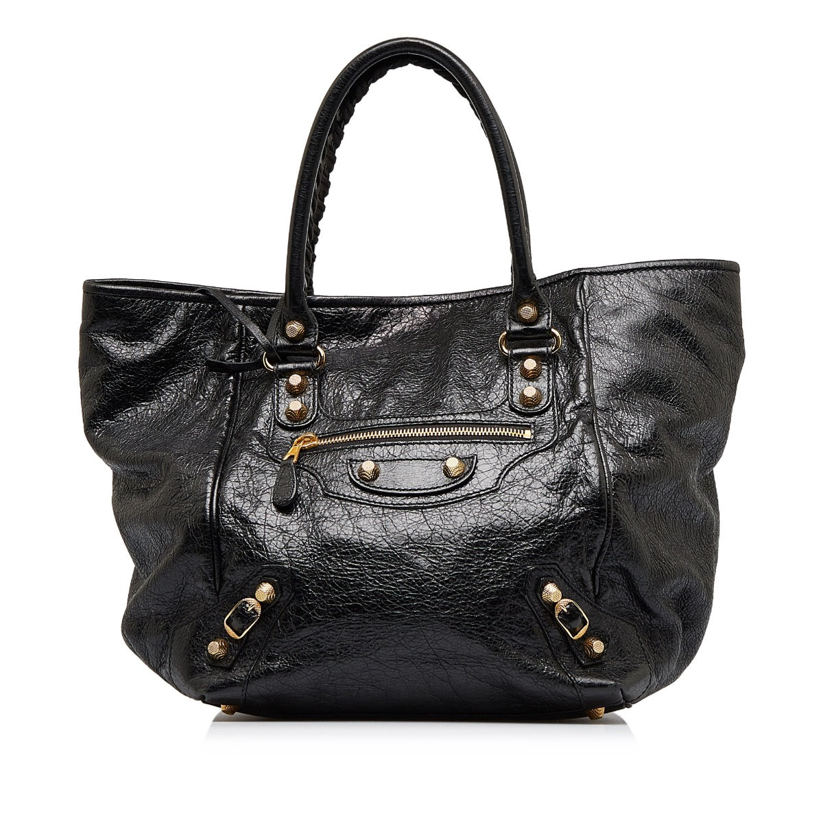 Shop safe online at Labellov in Antwerp, Brussels and Knokke this 100% authentic second hand Balenciaga black Giant 12 Sunday Tote Shoulder bag