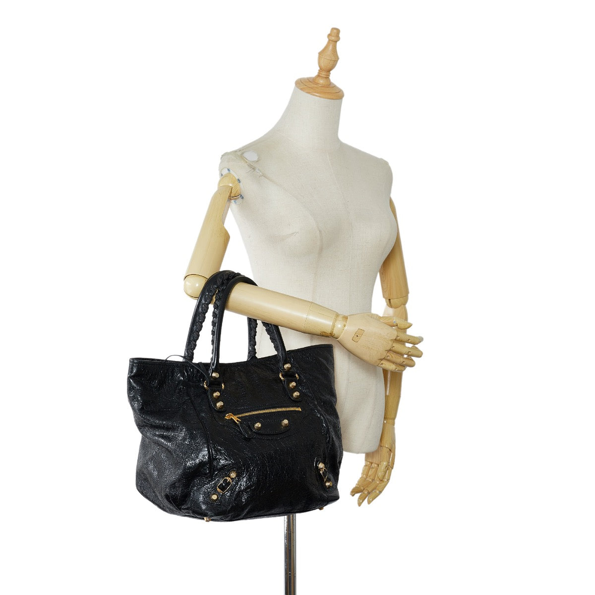 Shop safe online at Labellov in Antwerp, Brussels and Knokke this 100% authentic second hand Balenciaga black Giant 12 Sunday Tote Shoulder bag