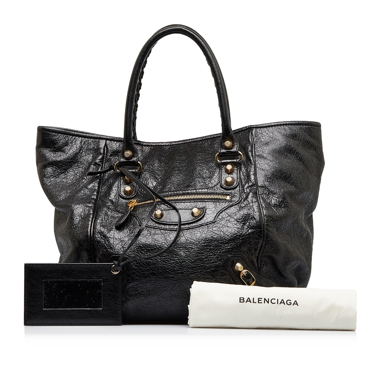 Shop safe online at Labellov in Antwerp, Brussels and Knokke this 100% authentic second hand Balenciaga black Giant 12 Sunday Tote Shoulder bag