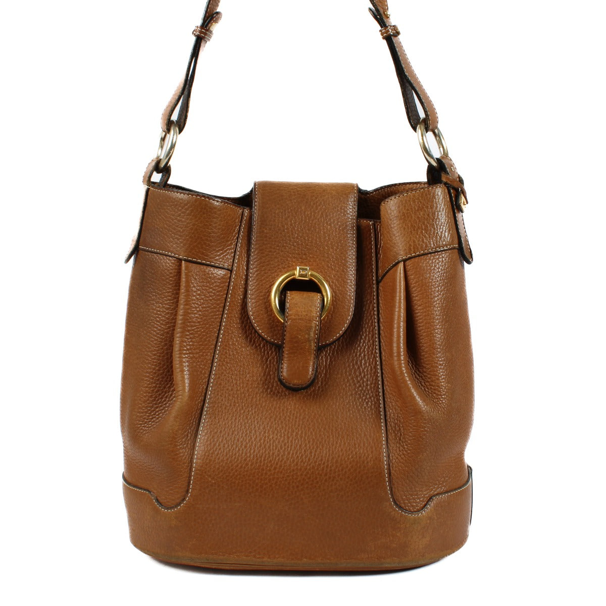 Delvaux Vintage Cognac Shoulder Bag
