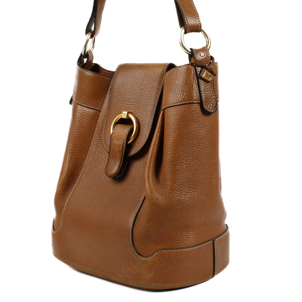 Delvaux Vintage Cognac Shoulder Bag