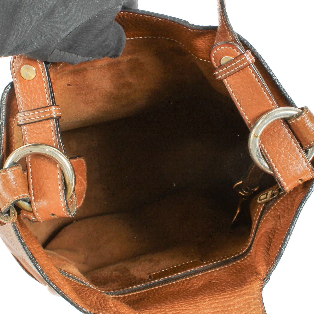 Delvaux Vintage Cognac Shoulder Bag