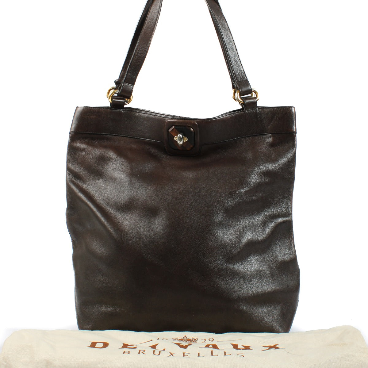 Delvaux Dark brown Shoulder bag