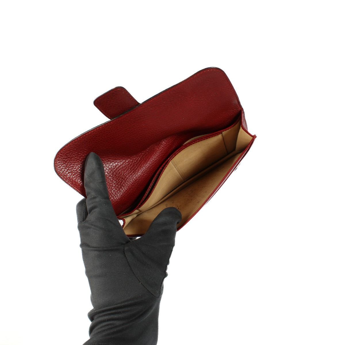 Delvaux Red Vintage Escudo Wallet