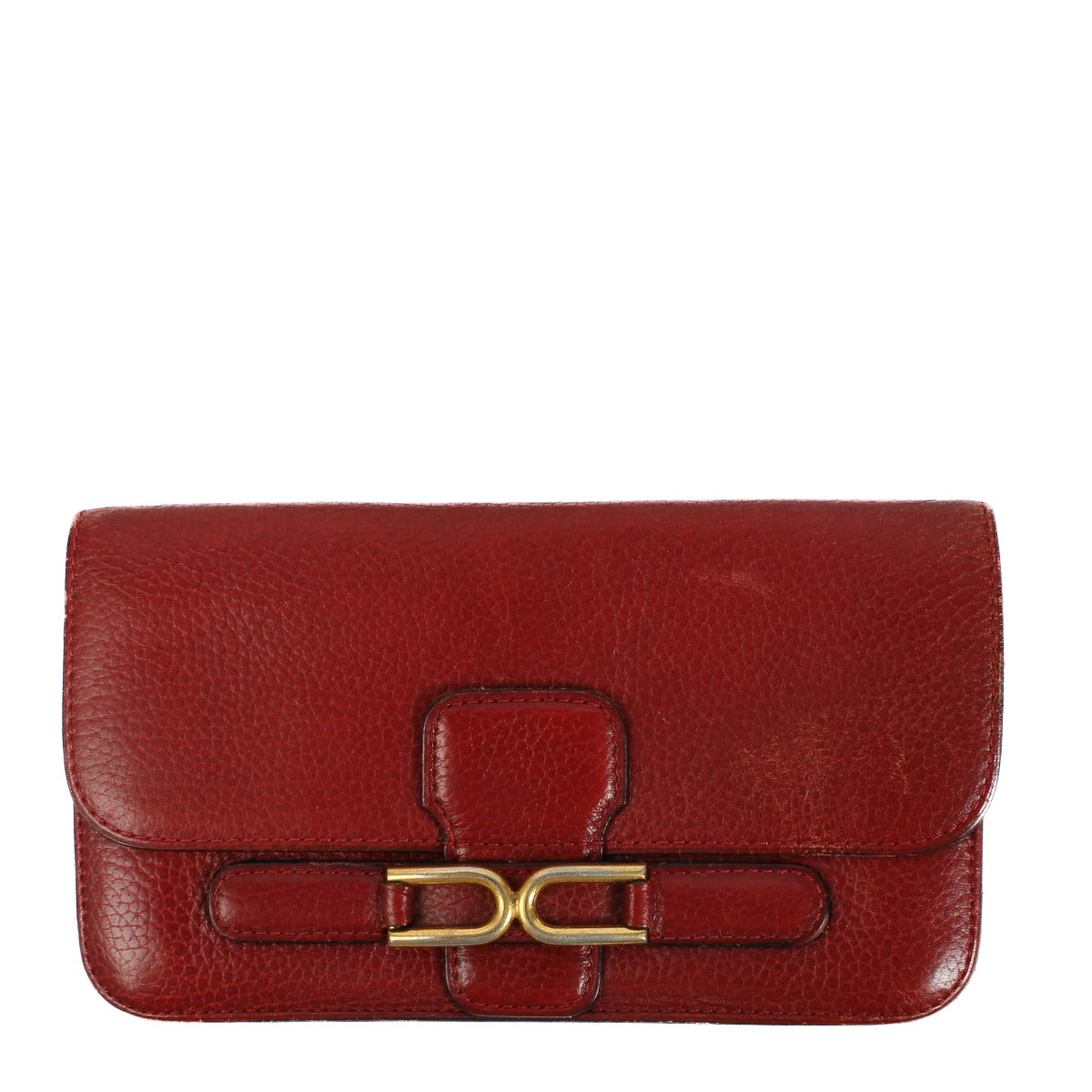 Delvaux Red Vintage Escudo Wallet