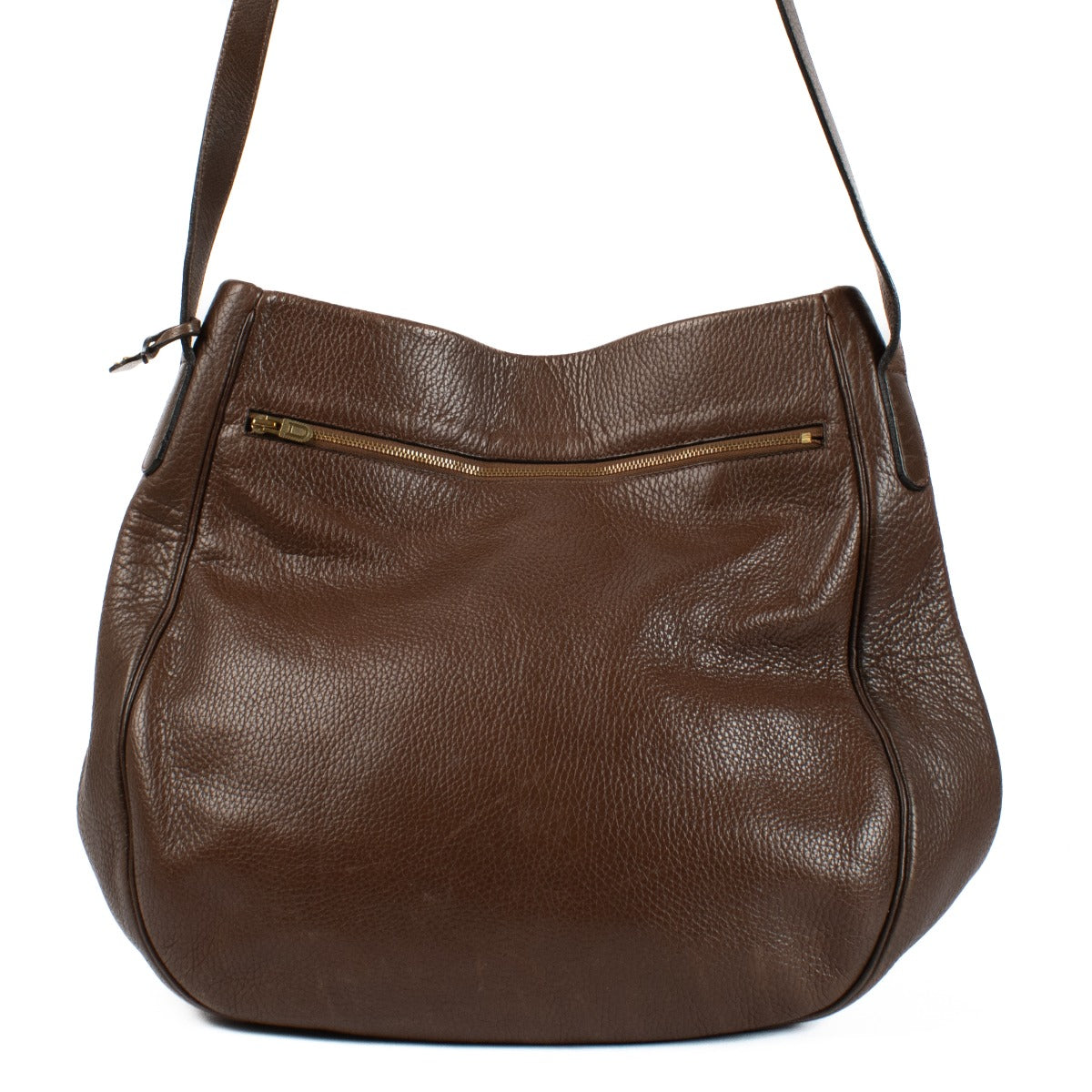 Delvaux Brown Trotteur Banniere Crossbody Bag
