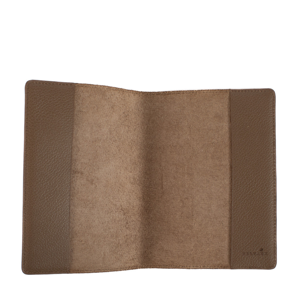 Delvaux Taupe Passport Holder