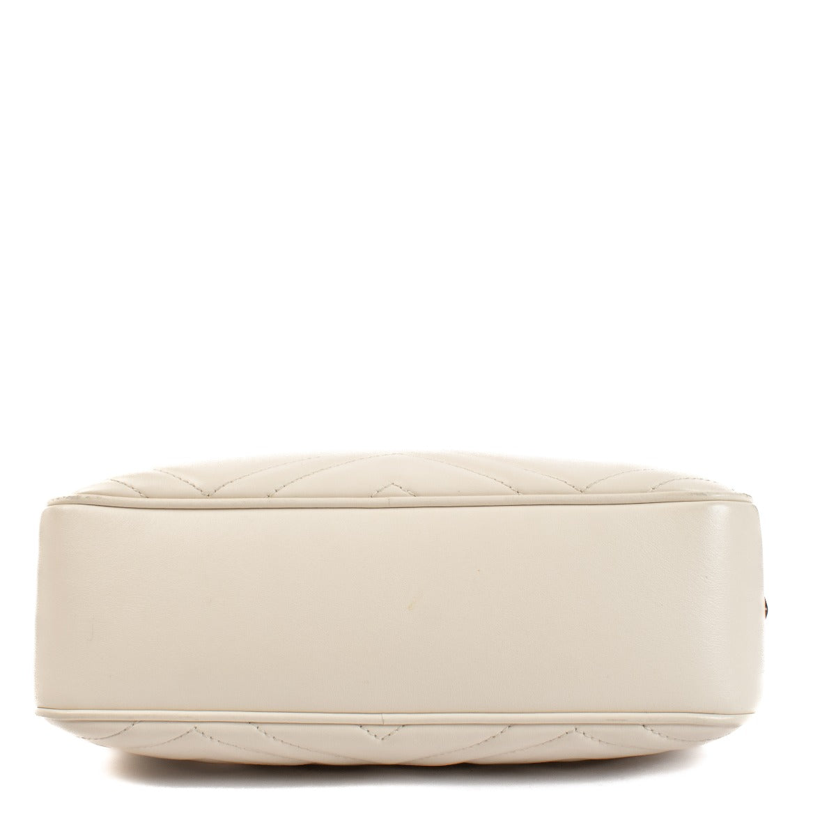 Gucci Cream Leather GG Marmont Small Camera Bag