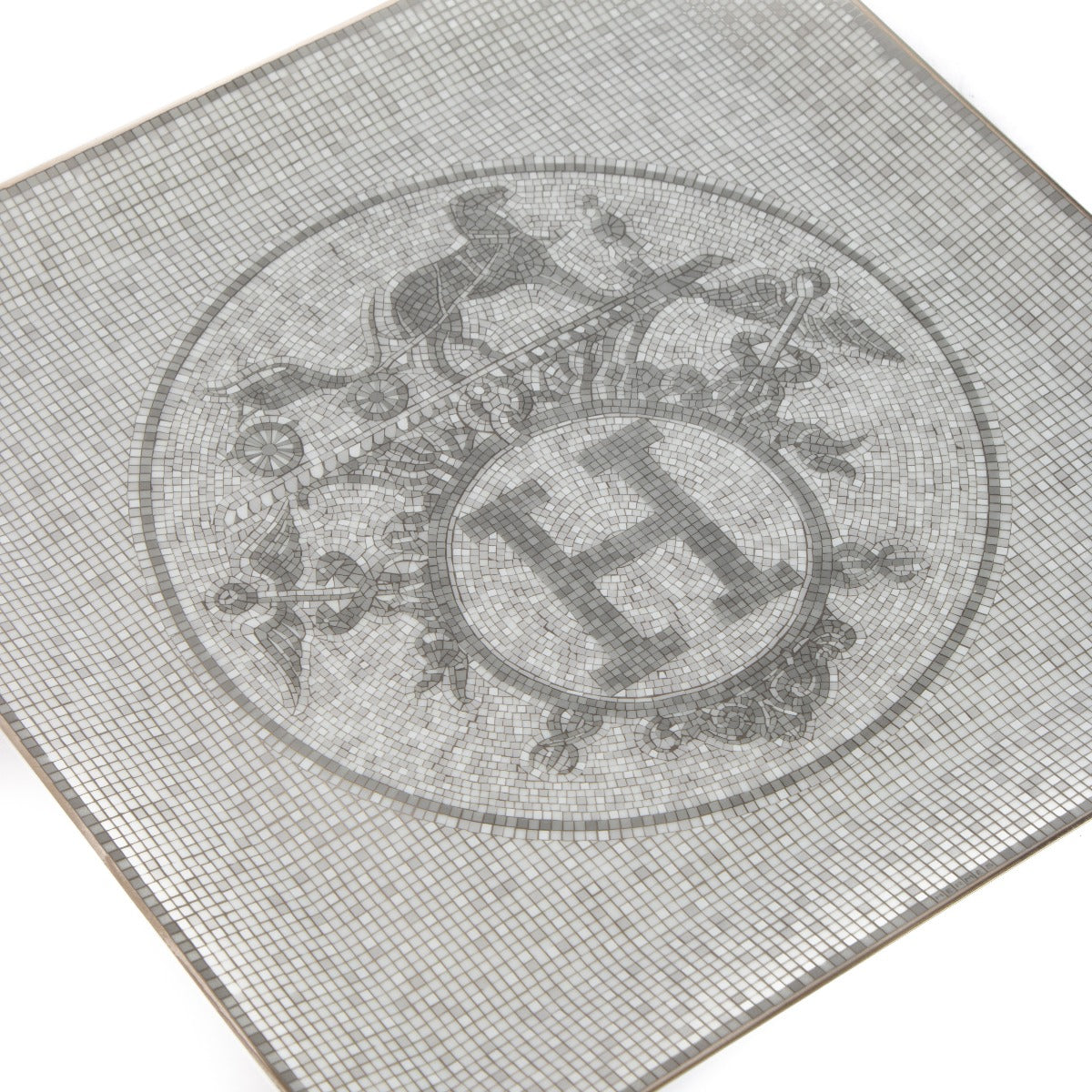 Hermès Mosaique au 24 Platinum Square Plate N°5