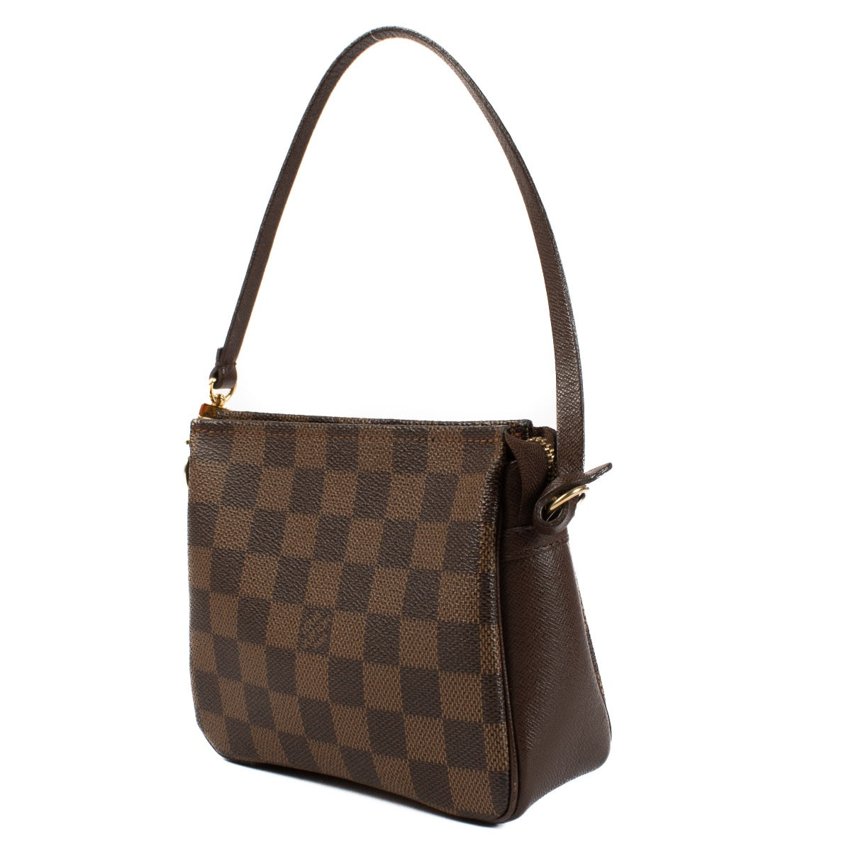 Shop safe online at Labellov in Antwerp, Brussel and Knokke this 100% authentic second hand Louis Vuitton Damier Ebene Trousse Pochette Crossbody