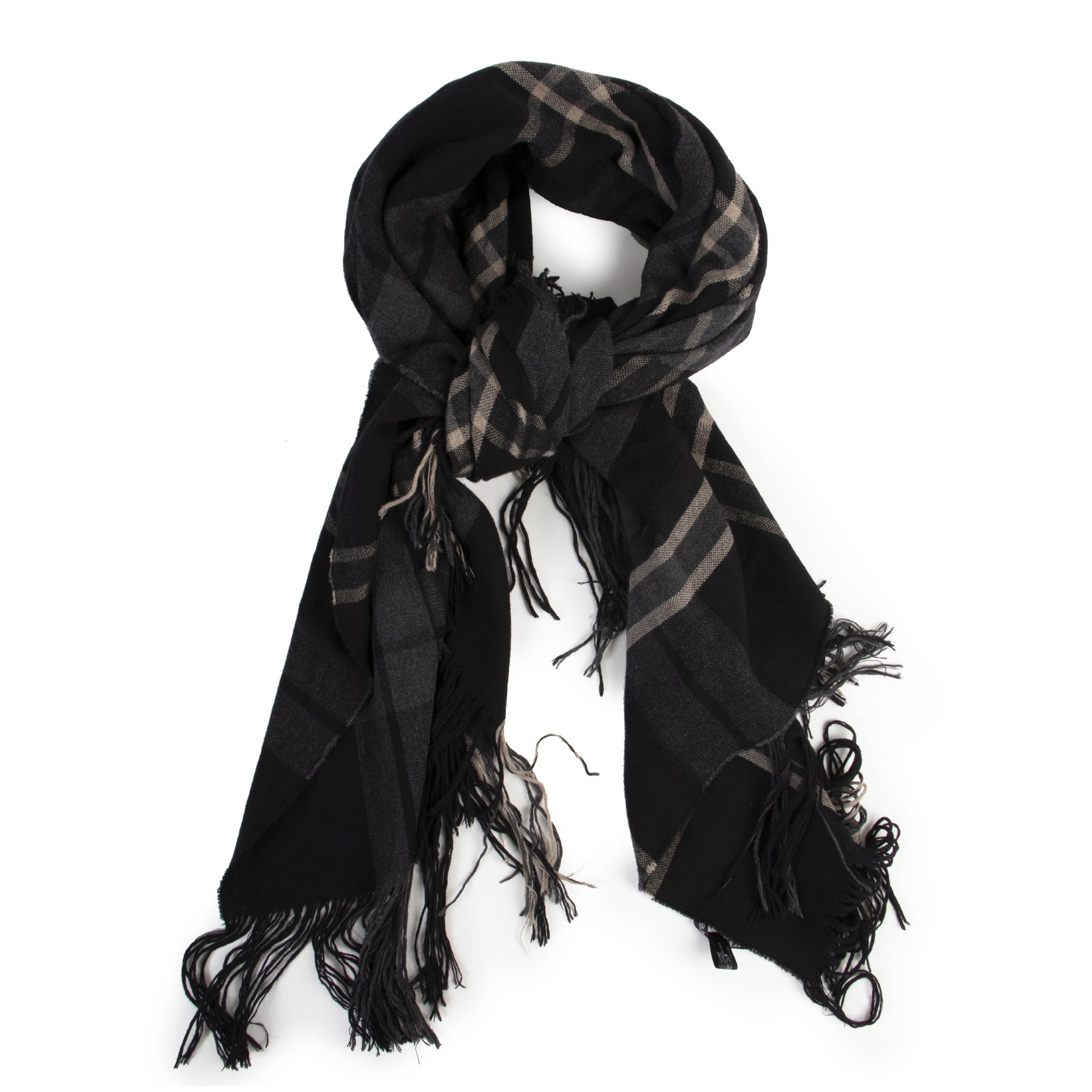 Authentic second-hand vintage Chanel Logo Blue And Gold Silk Scarf buy online webshop LabelLOV