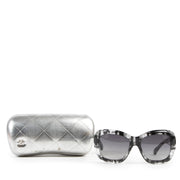 Authentic secondhand Chanel Grey Gradient Sunglasses designer accessories fashion luxury vintage webshop safe secure online shopping