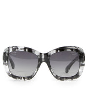 Authentic secondhand Chanel Grey Gradient Sunglasses designer accessories fashion luxury vintage webshop safe secure online shopping
