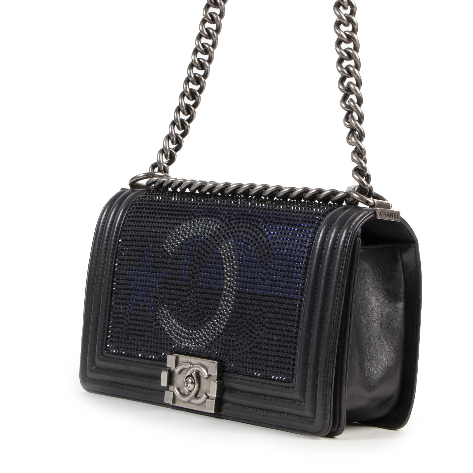 Chanel Metallized CC Boy Flap Bag