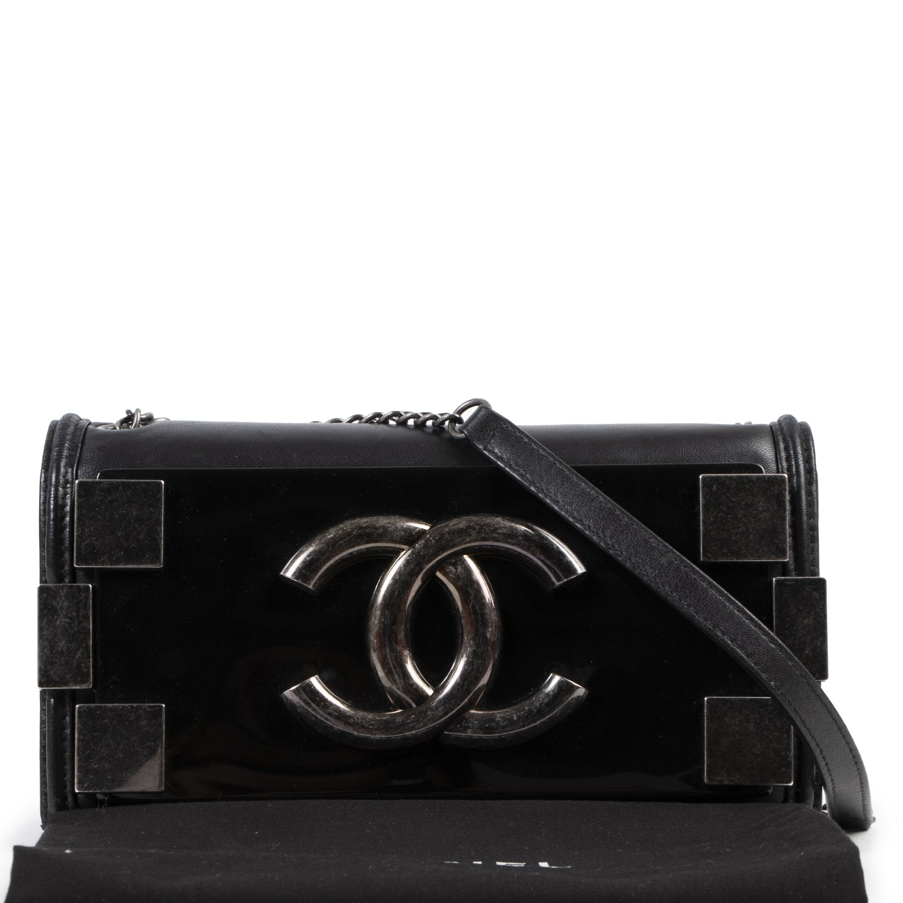 acheter en ligne Chanel Black Boy Brick Flap Bag