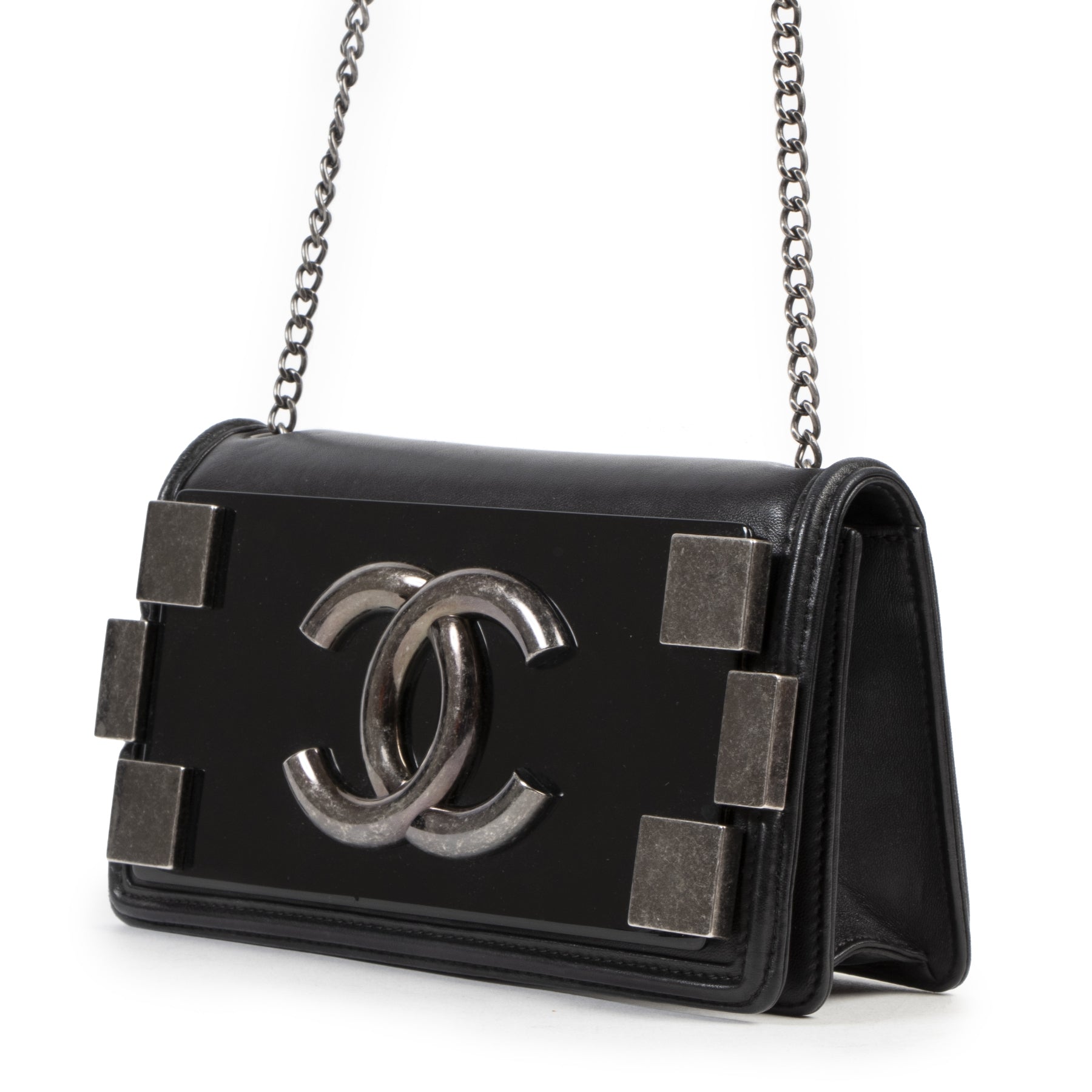shop safe online Chanel Black Boy Brick Flap Bag
