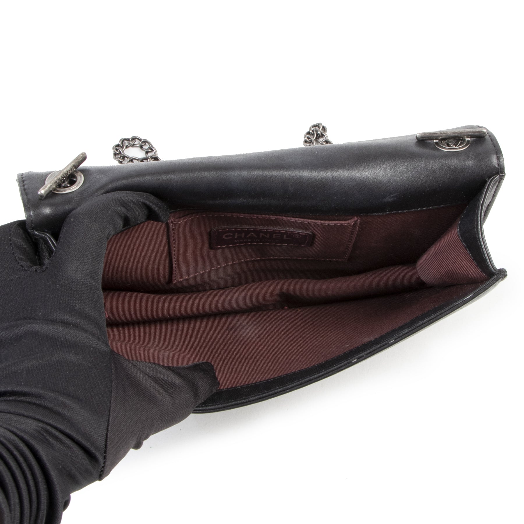 Sac à rabat Chanel Black Boy Brick