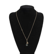 Chanel CC Green No. 5 Necklace