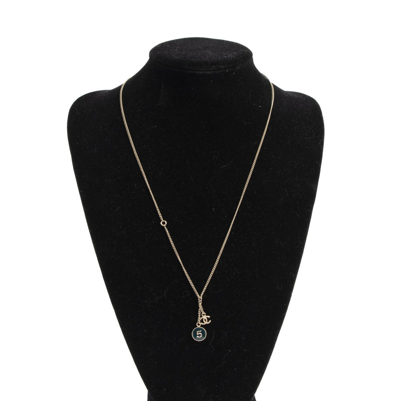 Chanel Spring 2013 CC Blue No. 5 Pendant Necklace