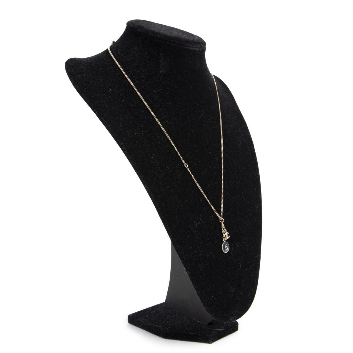 Chanel Spring 2013 CC Blue No. 5 Pendant Necklace
