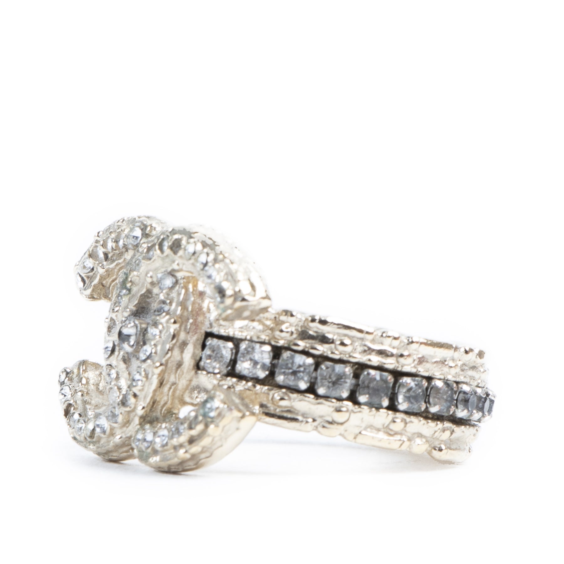 Chanel 2011 Double CC Crystal Ring