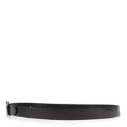 Authentic secondhand Saint Laurent Brown Leather Belt - Size 80 designer accessories fashion luxury vintage webshop safe secure online shopping