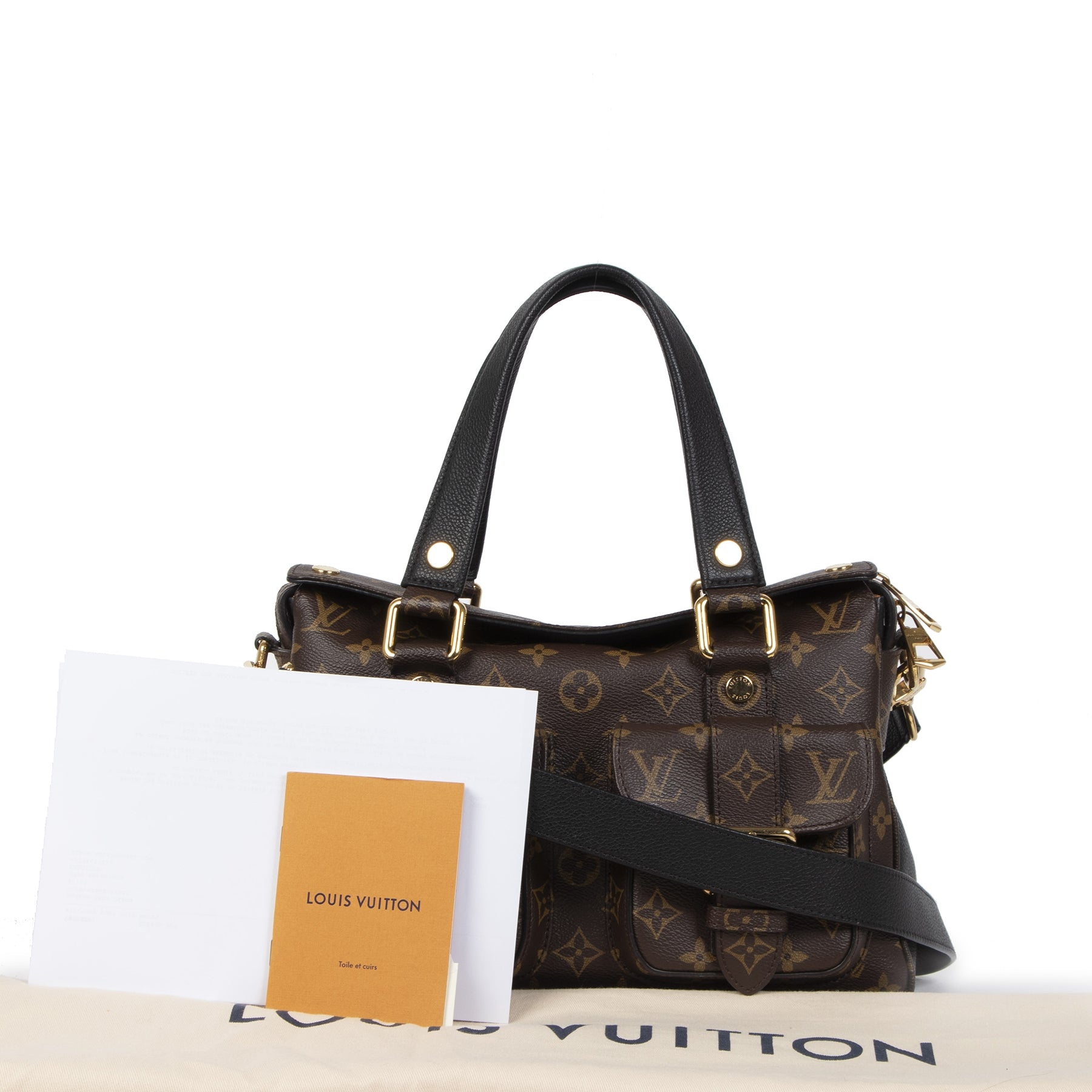 Authentique seconde-main vintage Louis Vuitton Monogram Manhattan Shoulder Bag achète en ligne webshop LablelLOV