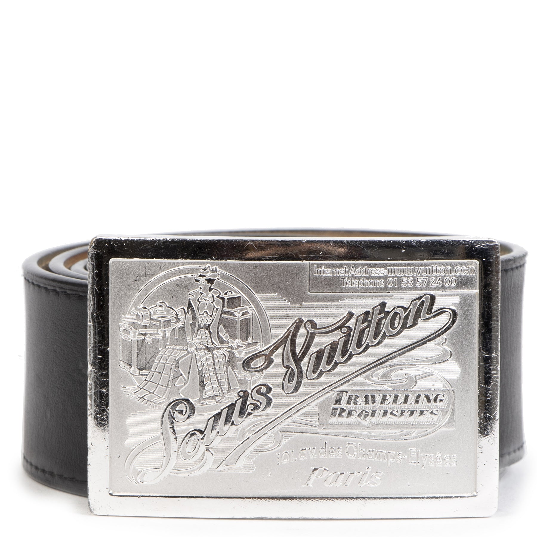 skip the waitinglist shop safe online Louis Vuitton Travelling Requisites Belt - size 100