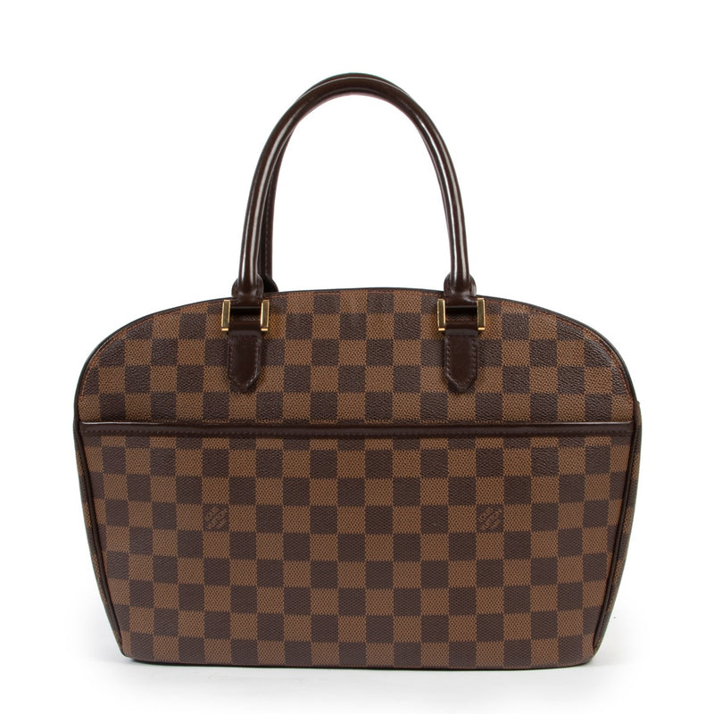 Original Louis Vuitton Damier Ebene Monogram Top handle in good condition for sale on Labellov Luxury for designer bags