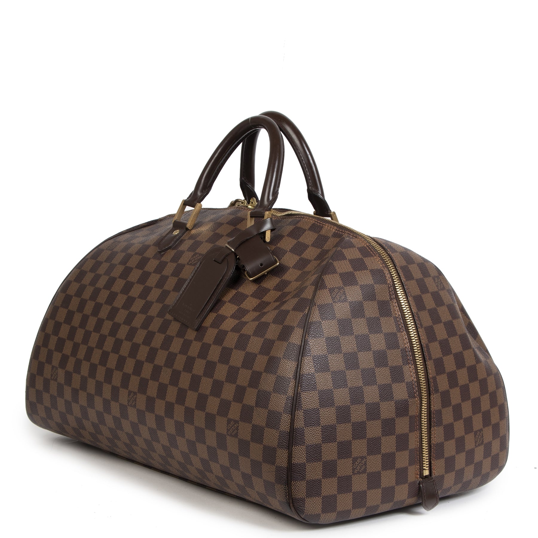 acheter en ligne seconde main Louis Vuitton Damier Ebene Ribera GM