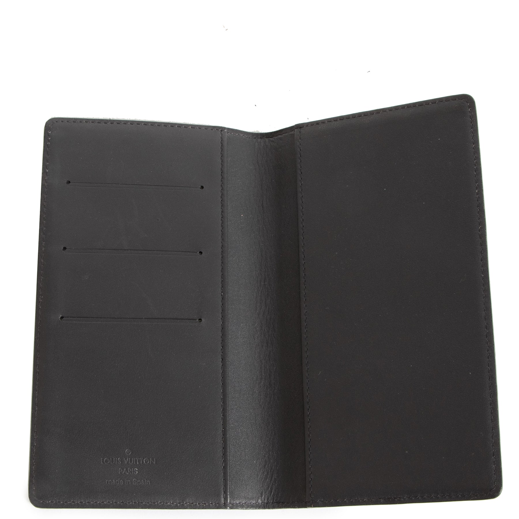 Authentique seconde main vintage Louis Vuitton Monogram Checkbook achète en ligne webshop LabelLOV