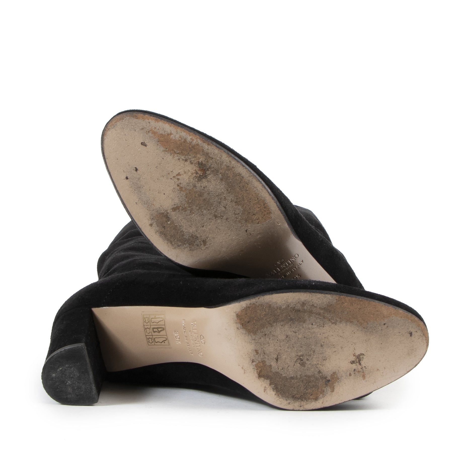 Valentino Garavani Black Suede Boots