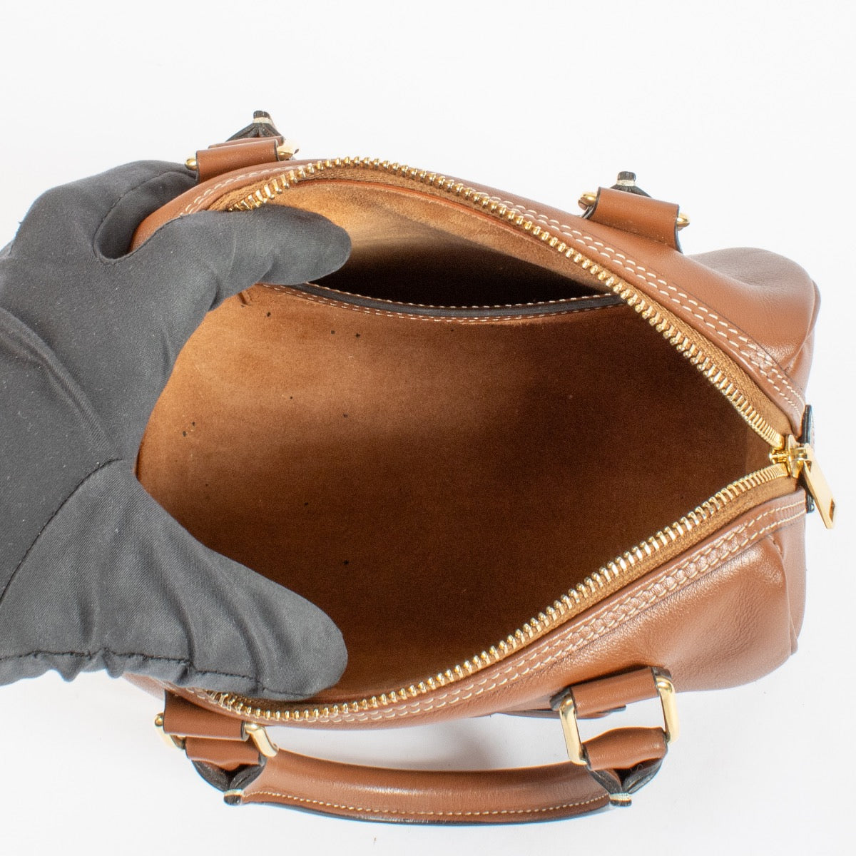 Shop 100% authentic second hand Celine Tan Smooth Leather Small Boston Bag on Labellov.com