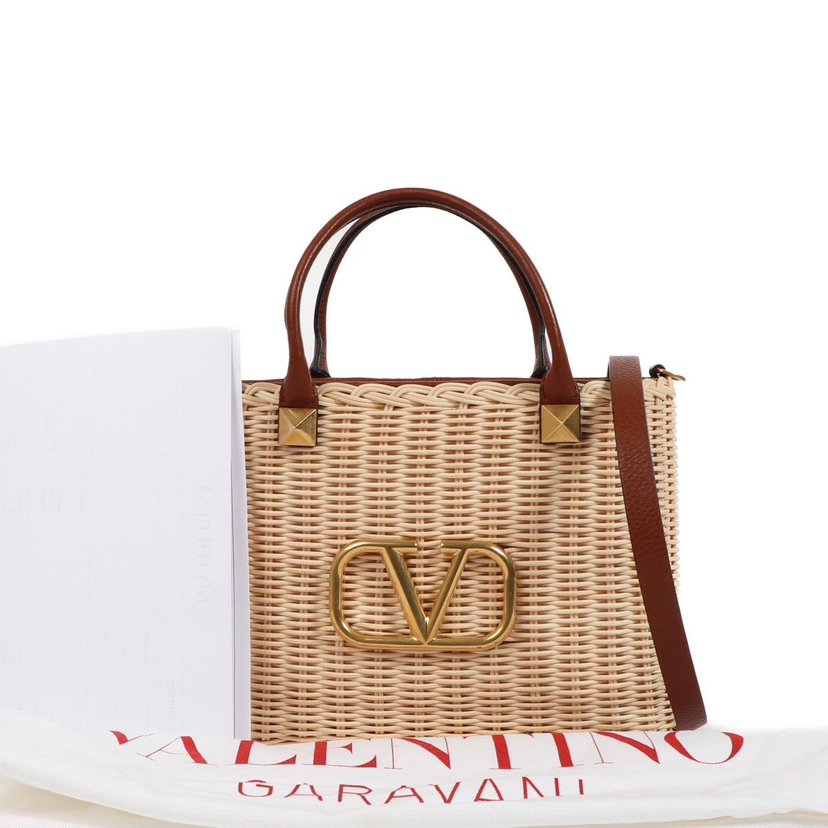 Valentino Garavani VLogo Signature Wicker Bag