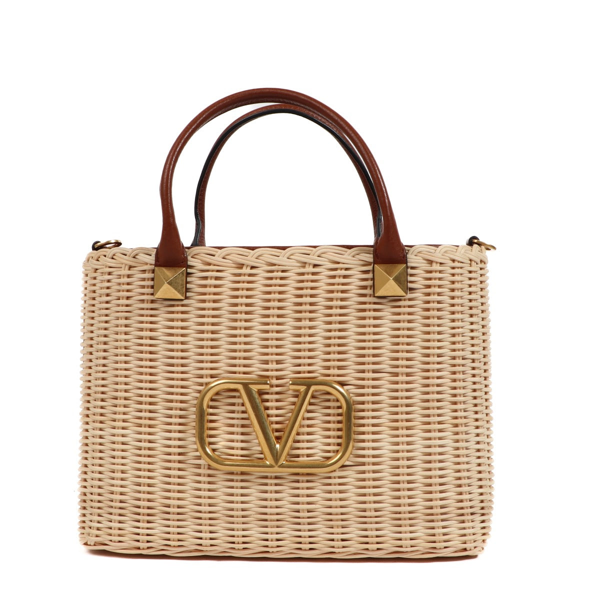 Valentino Garavani VLogo Signature Wicker Bag