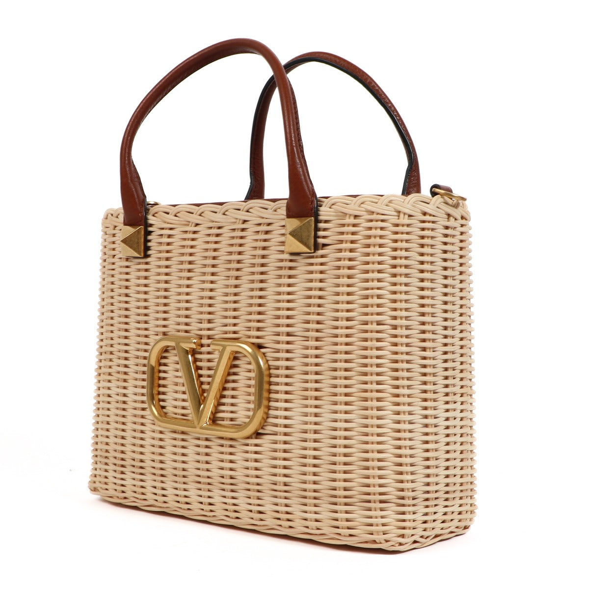 Valentino Garavani VLogo Signature Wicker Bag
