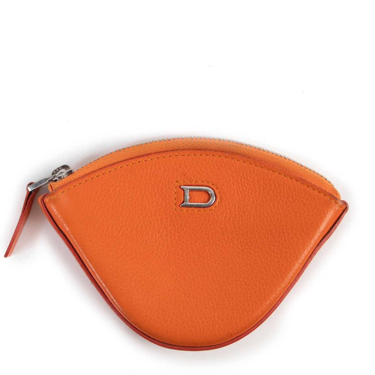 Delvaux Orange Coin Wallet Buy this gorgeous 100% authentic coin wallet!