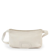 Delvaux White Allure Leather Louise Pochette Ceinture Belt Bag