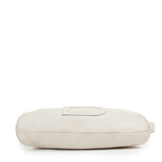 Delvaux White Allure Leather Louise Pochette Ceinture Belt Bag