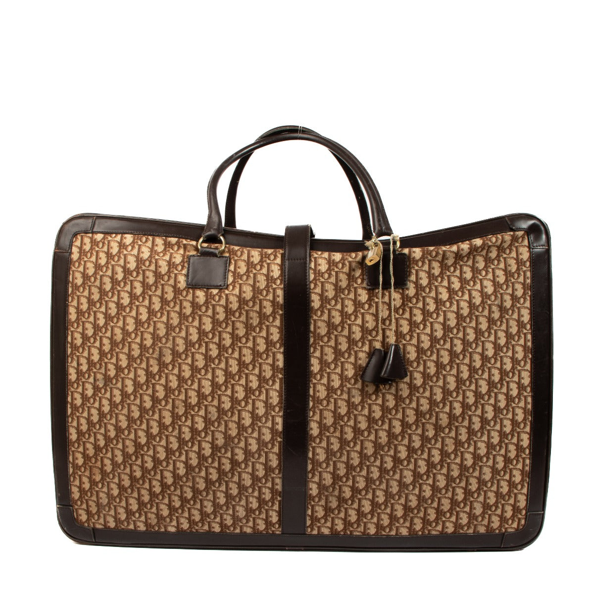 Christian Dior Vintage Oblique Large Suitcase
