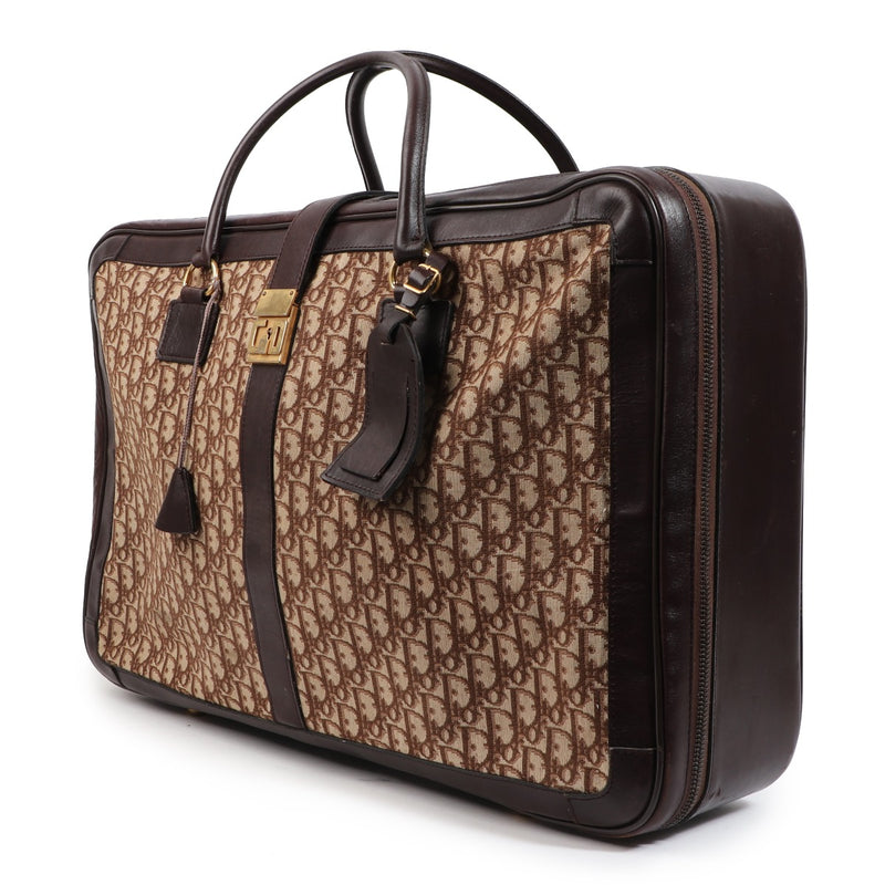 Dior Vintage Oblique Suitcase Medium Travel Bag