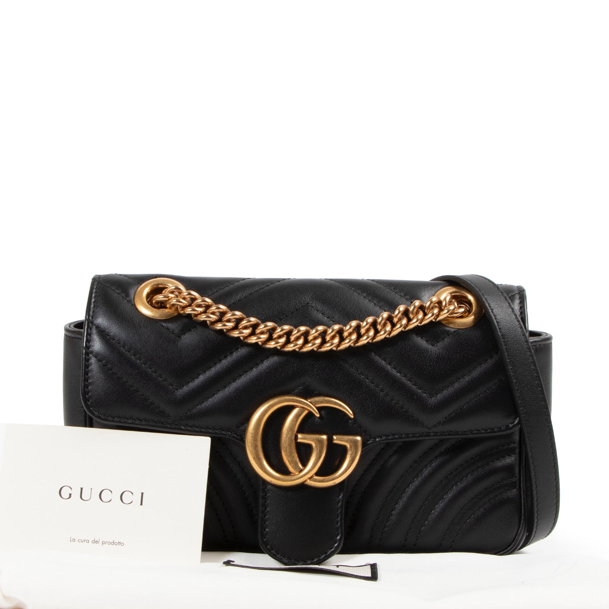 tweedehands 100% authentieke Gucci Marmont crossbody