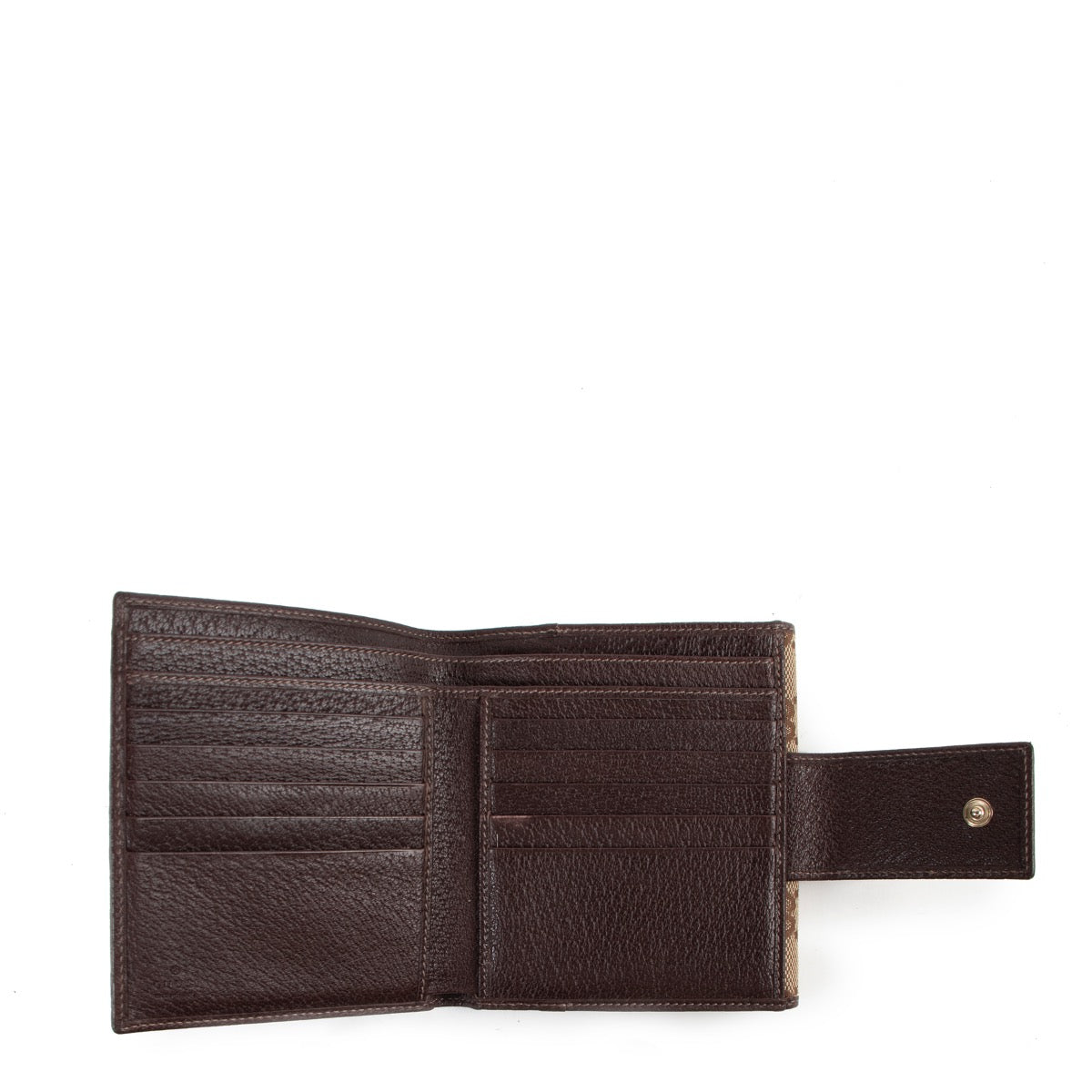 shop online at Labellov for vintage second hand Gucci Monogram Wallet 100% guaranteed authenticity