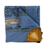 Authentic second hand Louis Vuitton Blue 45 Scarf on Labellov.com