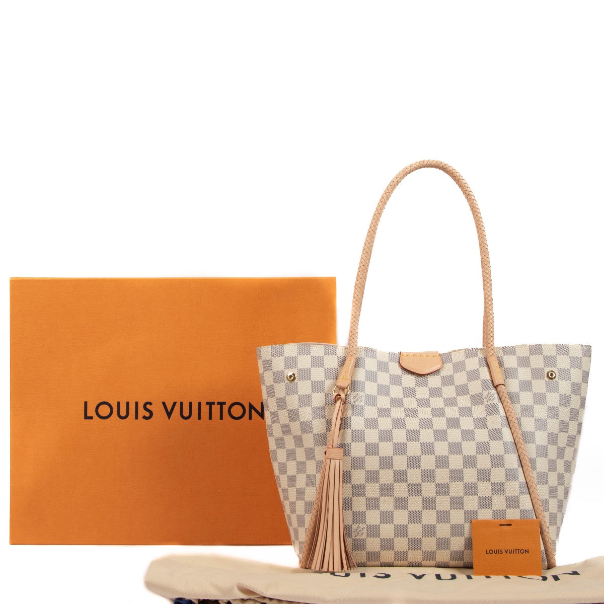 Shop 100% authentic second-hand Louis Vuitton Propiano Damier Azur Bag on Labellov.com