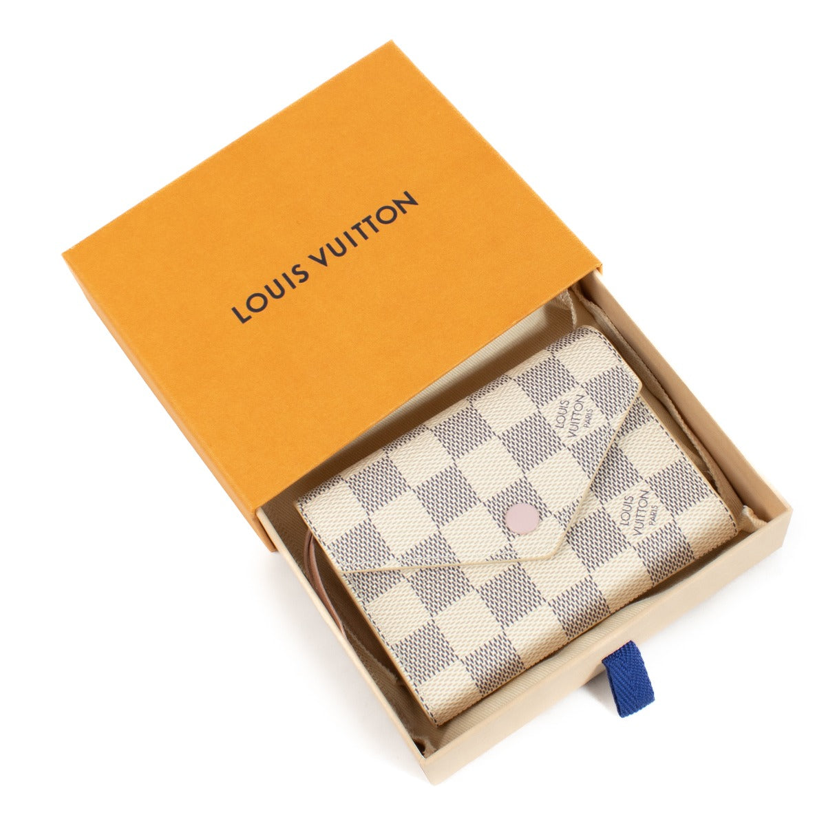 Louis Vuitton Damier Azur Victorine Portemonnee