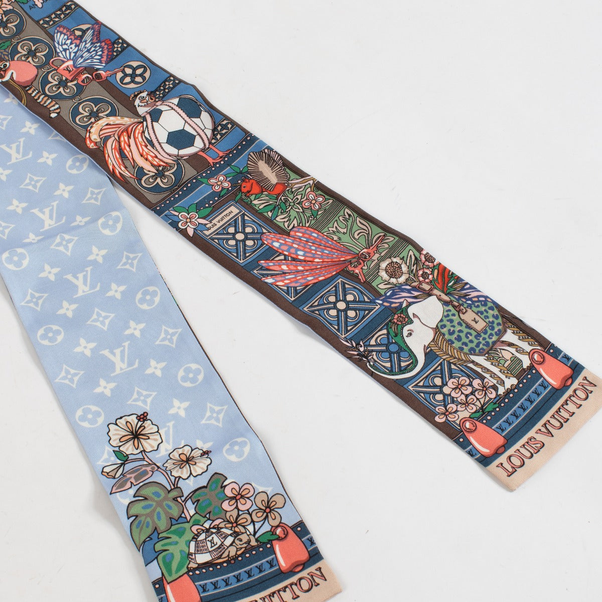 Louis Vuitton Blue LV Wonderland Bandeau